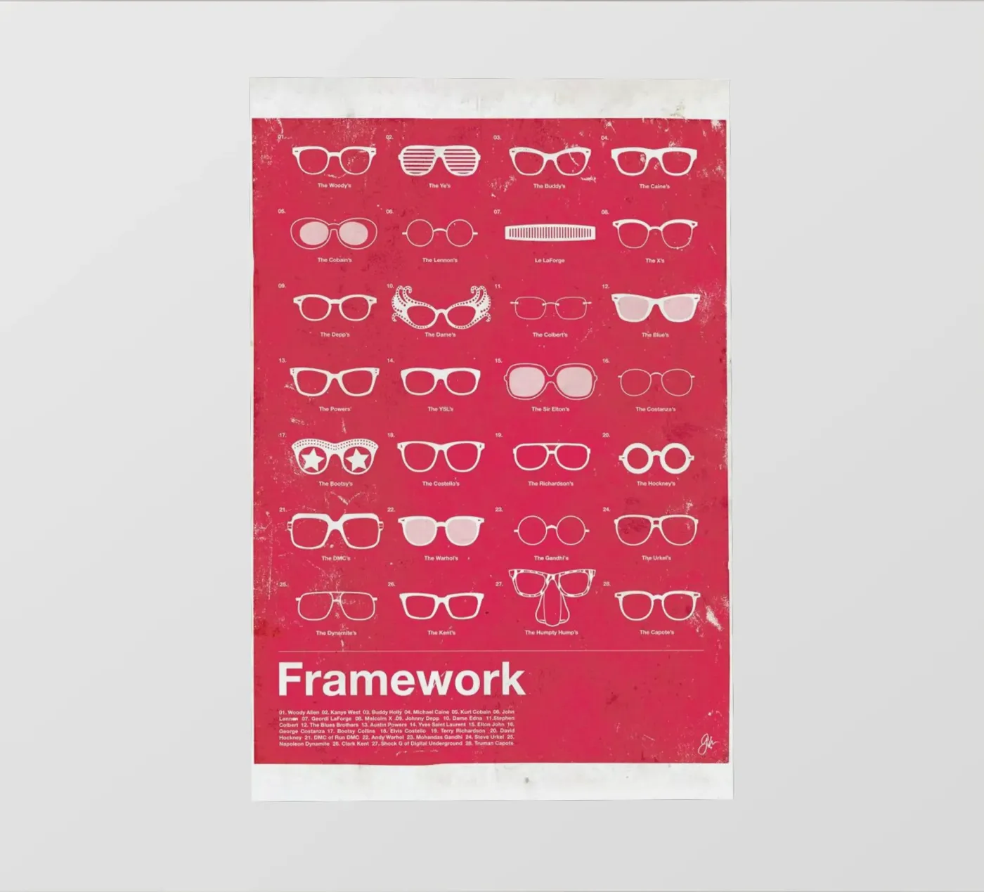 Framework film rétro-éclairé de Moxy Creative House