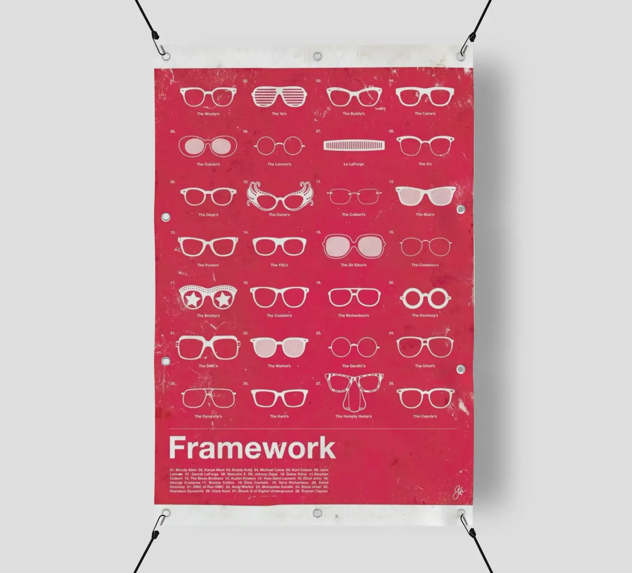 Framework telo in pvc da Moxy Creative House