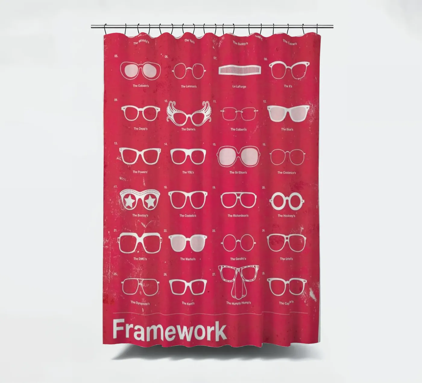 Framework tenda da doccia da Moxy Creative House