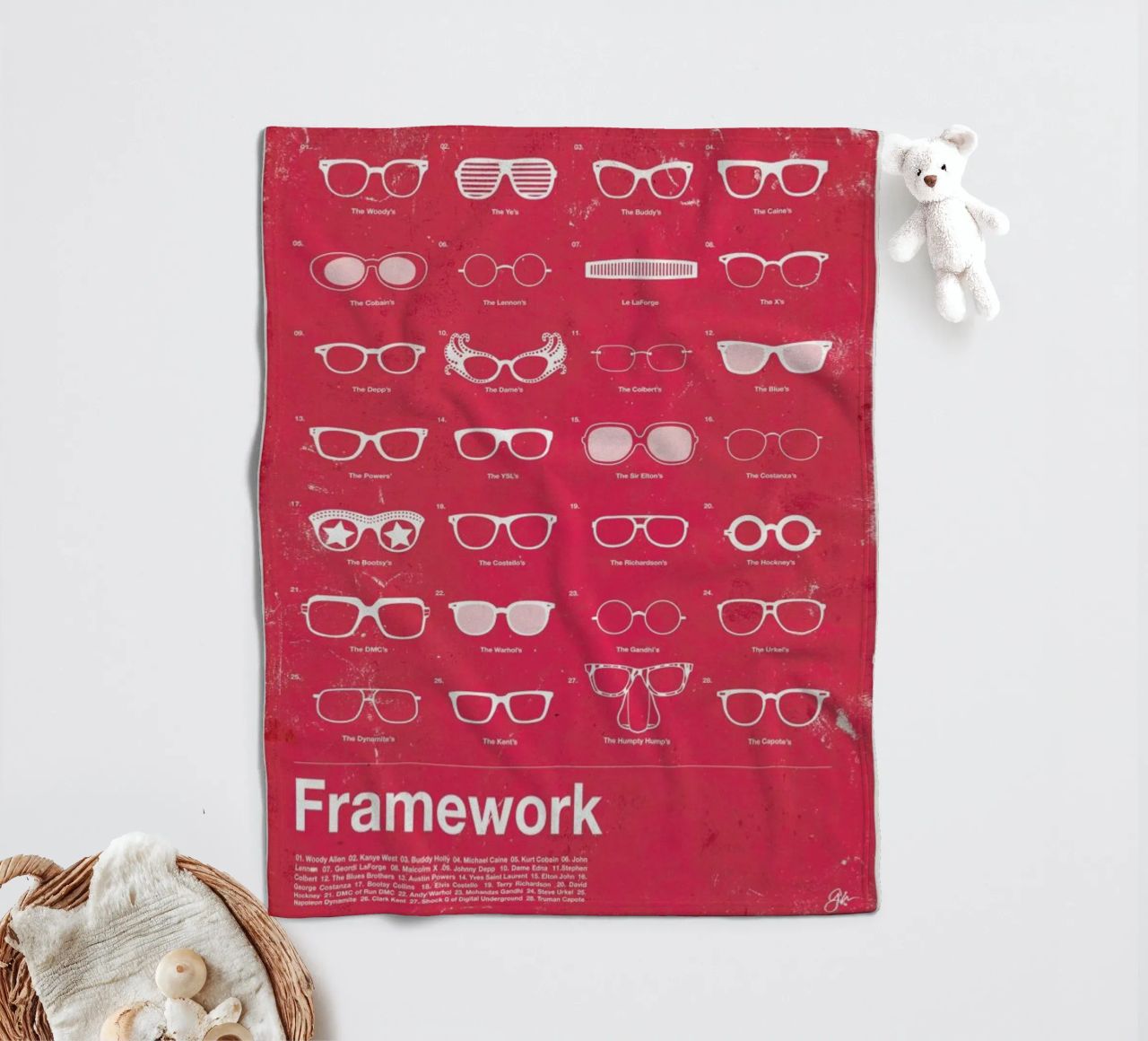 Framework coperta in pile da Moxy Creative House