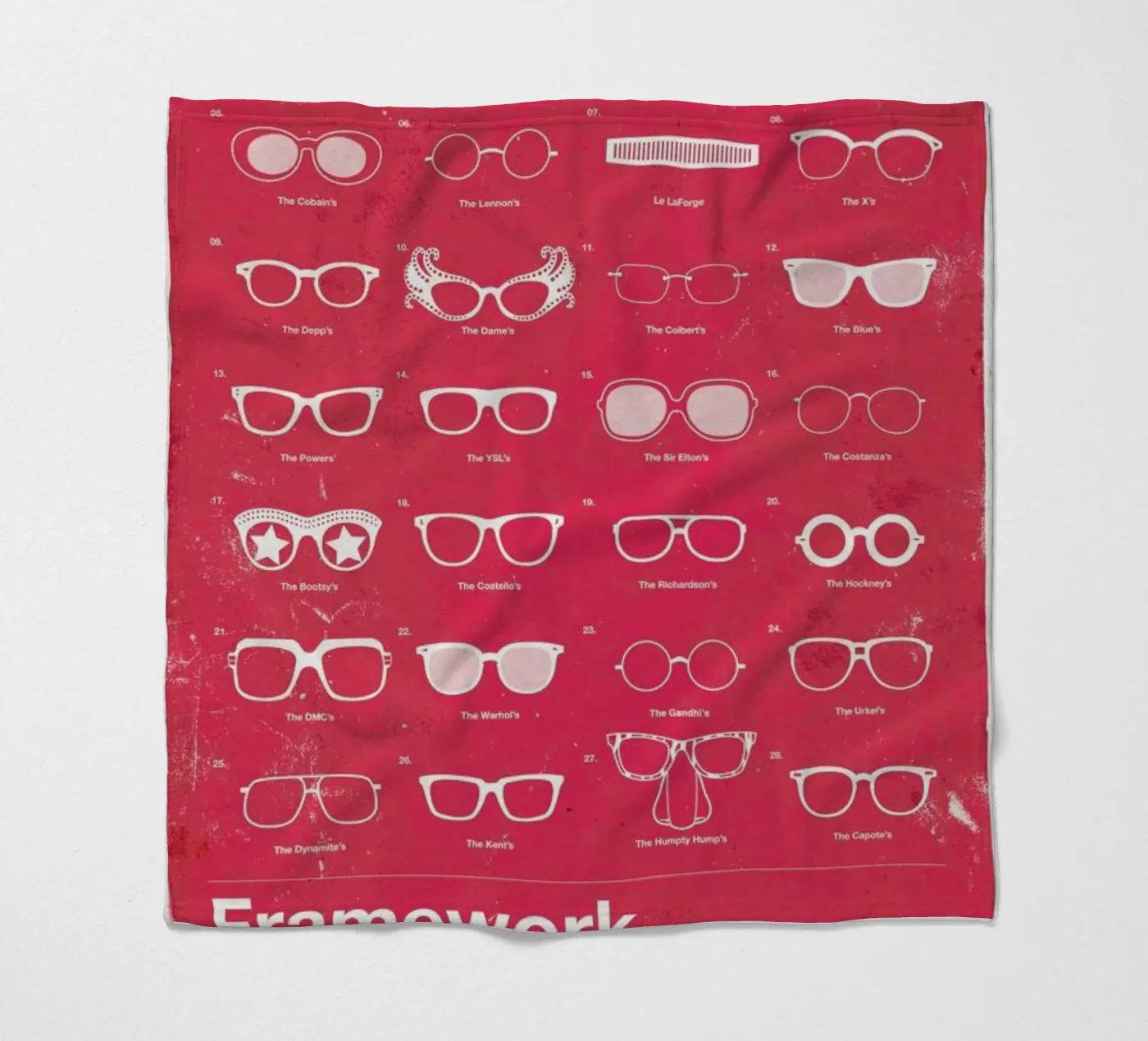 Framework Fleecedecke von Moxy Creative House