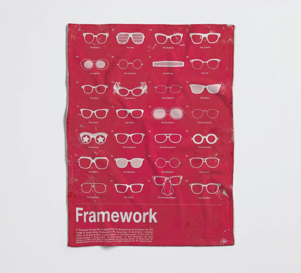 Framework coperta in pile da Moxy Creative House