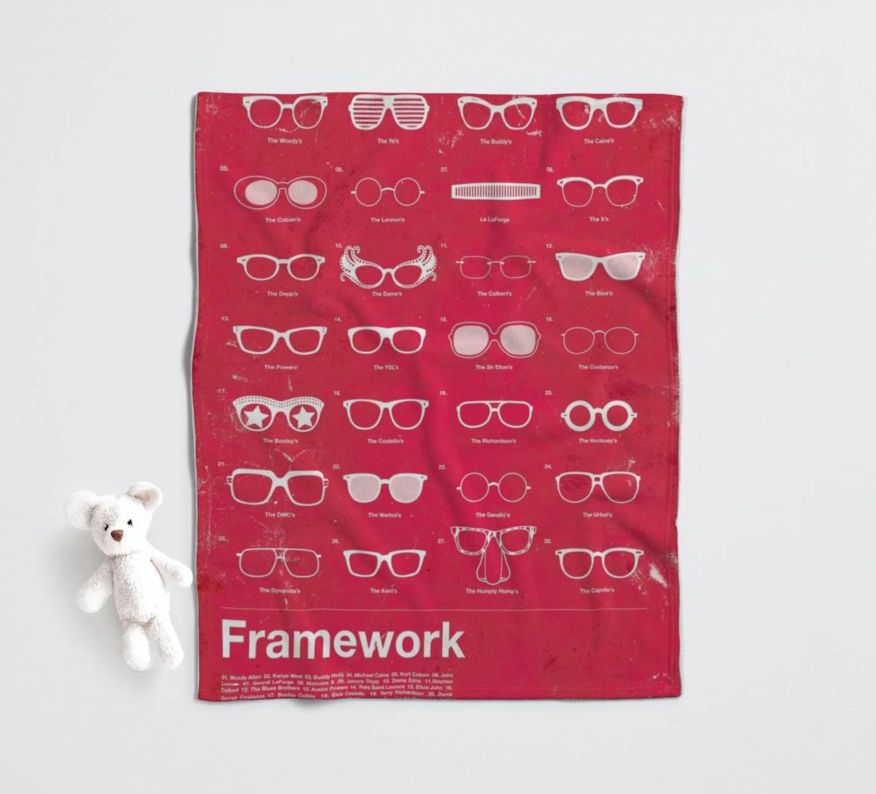 Framework coperta in pile da Moxy Creative House