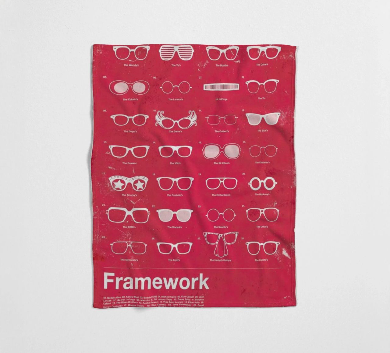 Framework coperta in pile da Moxy Creative House