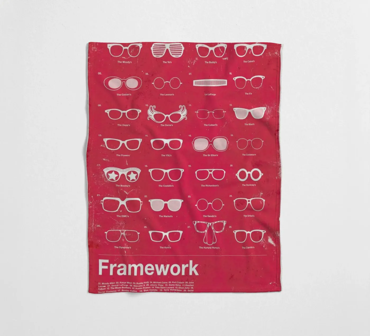 Framework Fleecedecke von Moxy Creative House