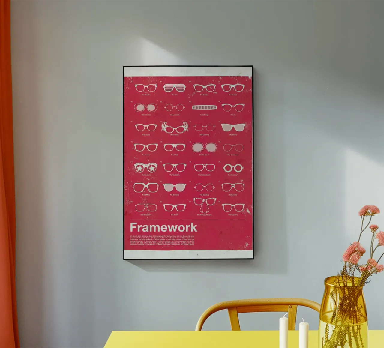 Framework plexiglass da Moxy Creative House