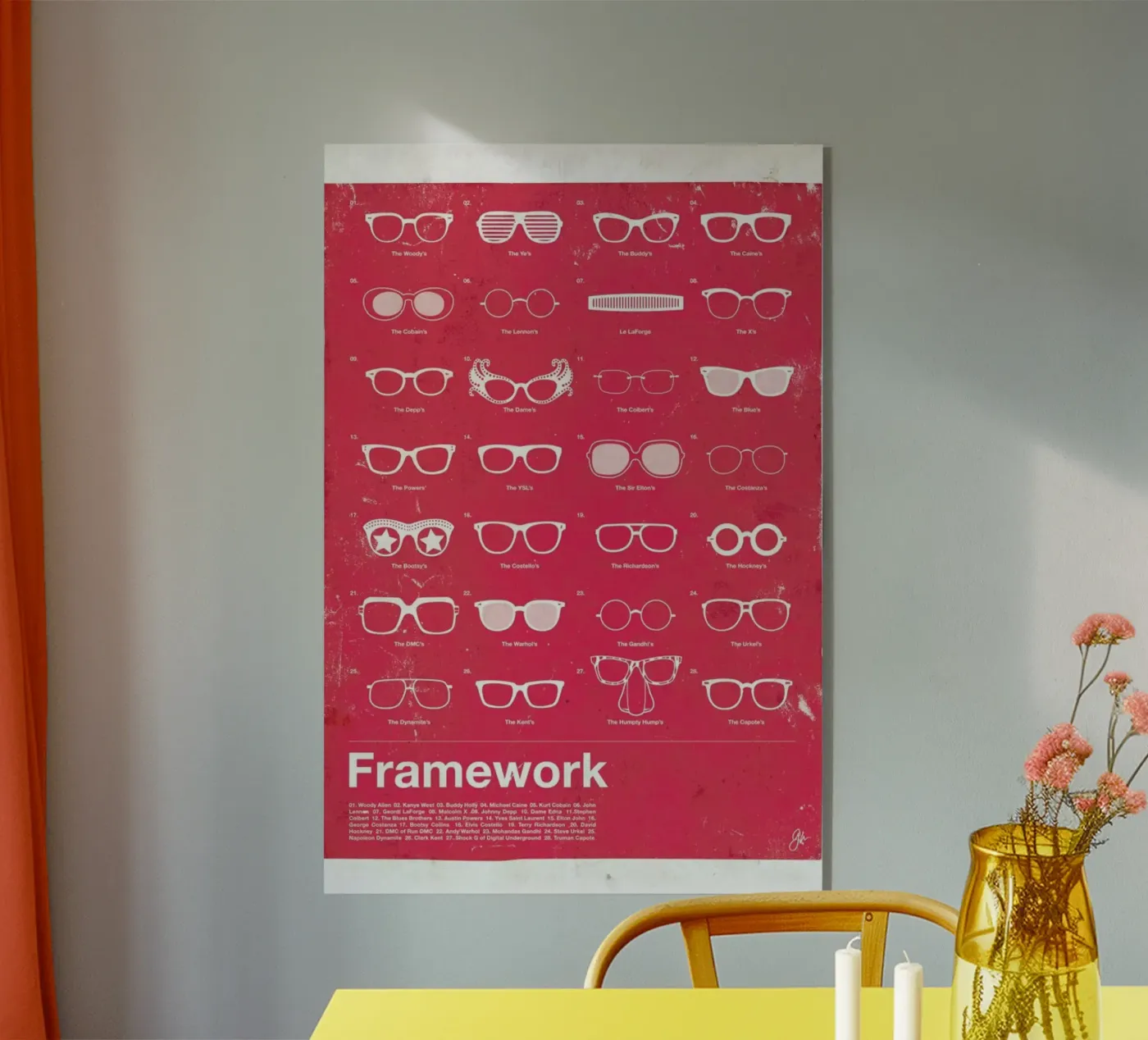 Framework plexiglas de Moxy Creative House