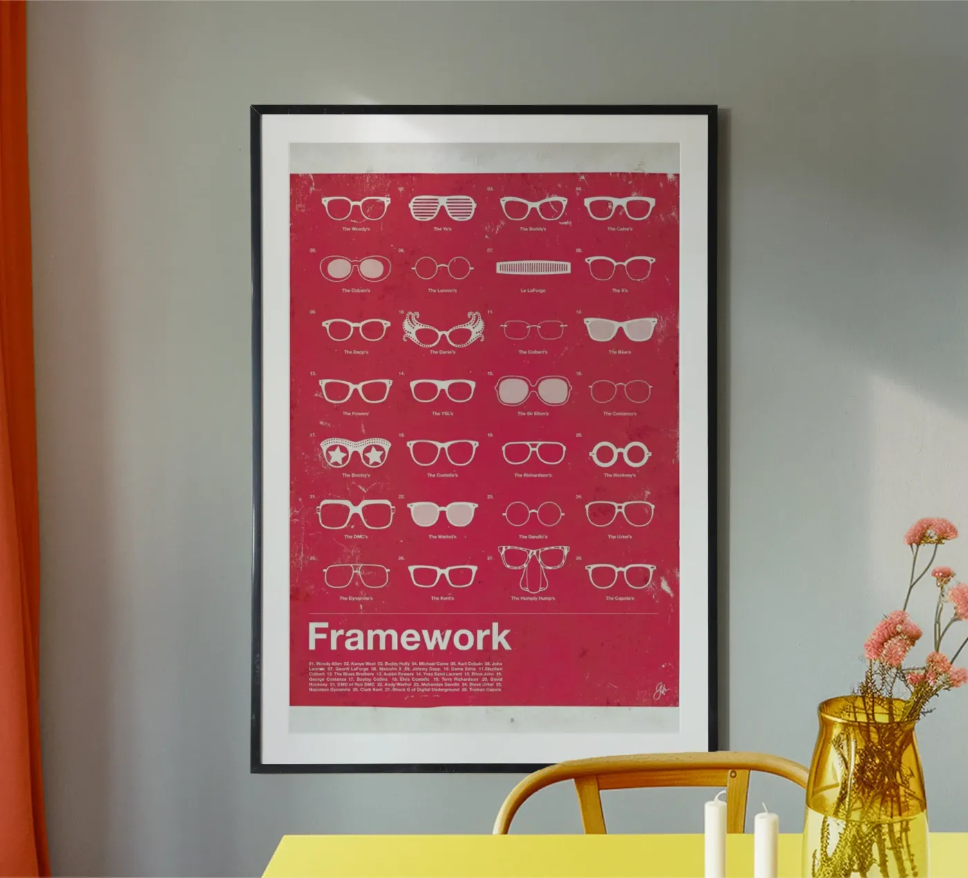 Framework poster van Moxy Creative House