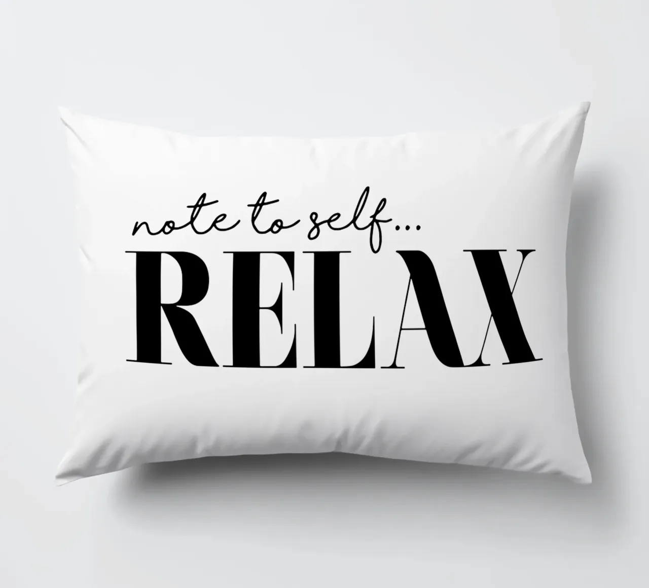 Notitie voor mezelf Relax kussen van THE MOTIVATED TYPE