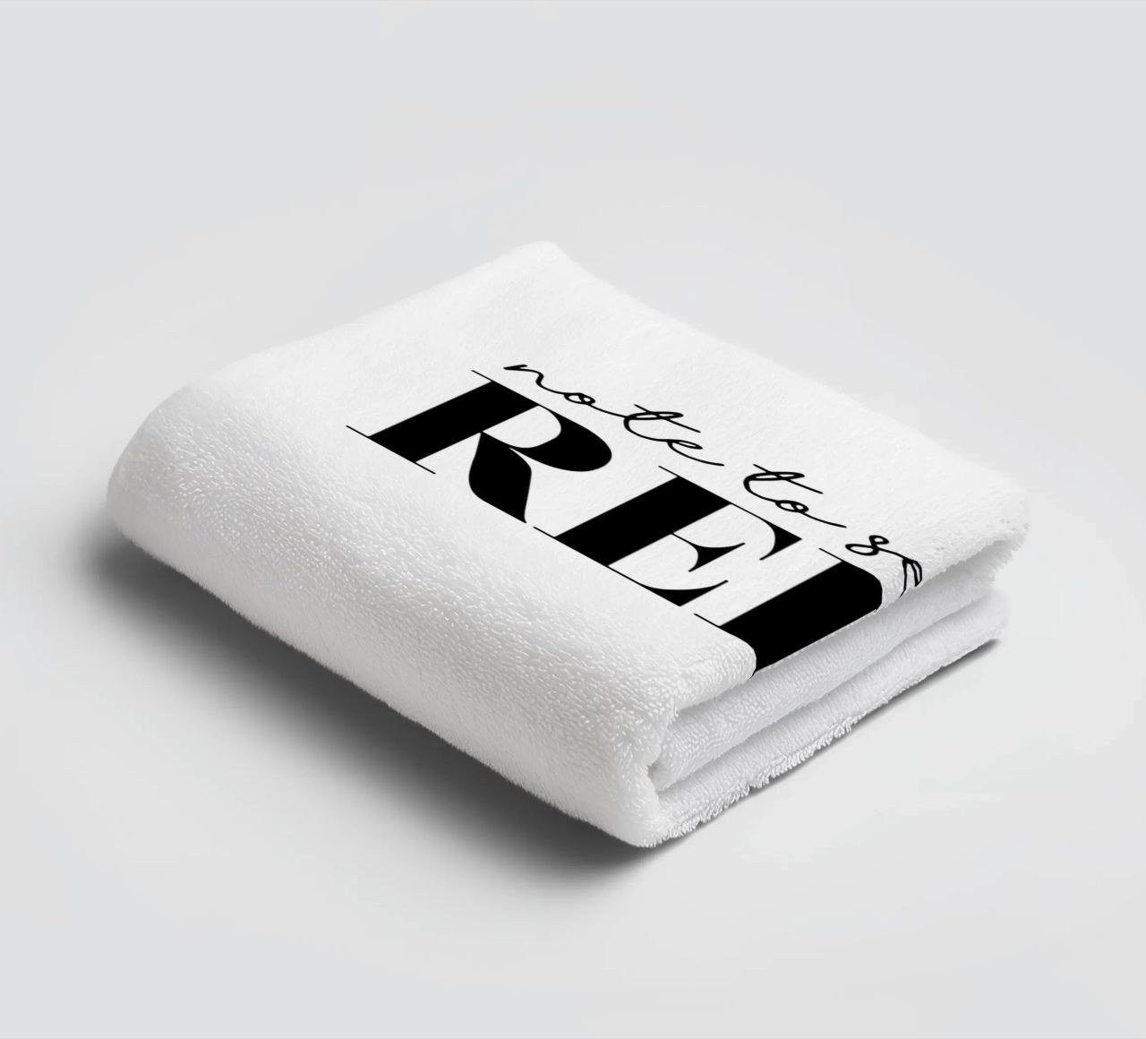 Note To Self Relax towel by THE MOTIVATED TYPE