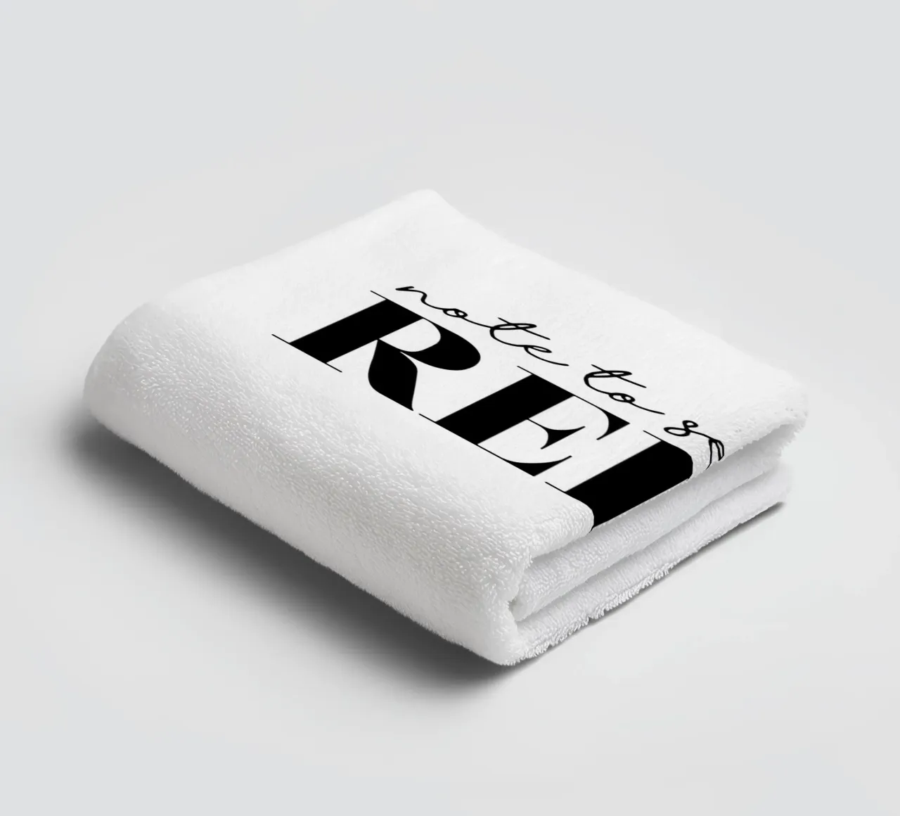 Notiz an mich selbst Entspannen Handtuch von THE MOTIVATED TYPE