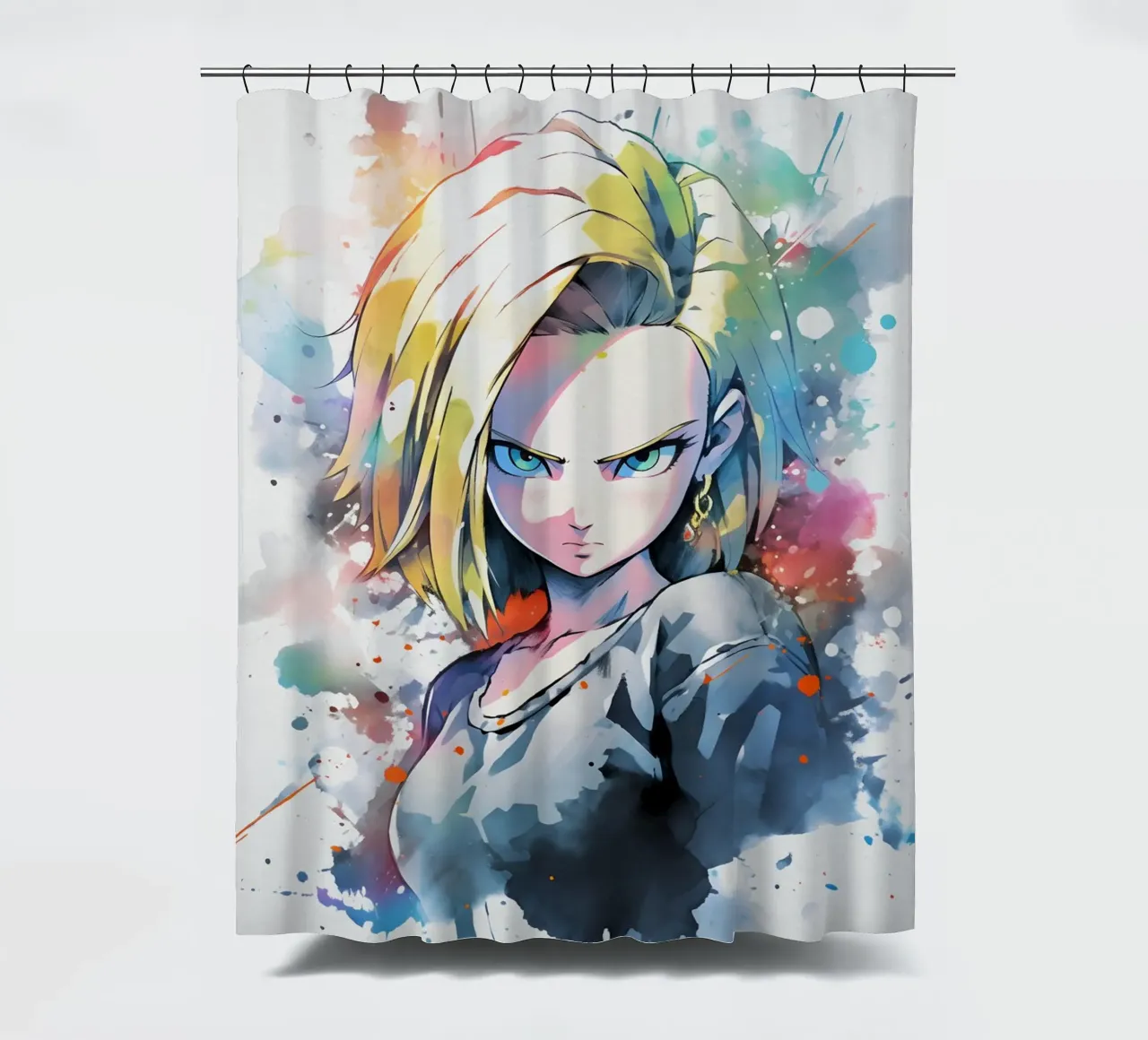 Android 18 tenda da doccia da CreativeStudio