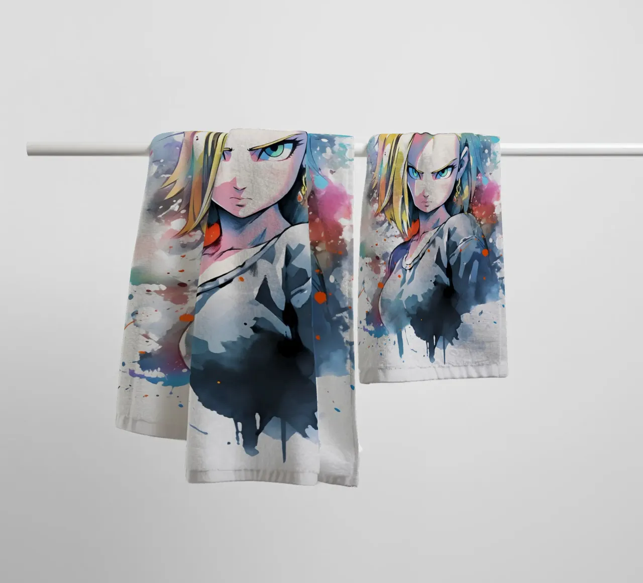Android 18 asciugamano da bagno da CreativeStudio