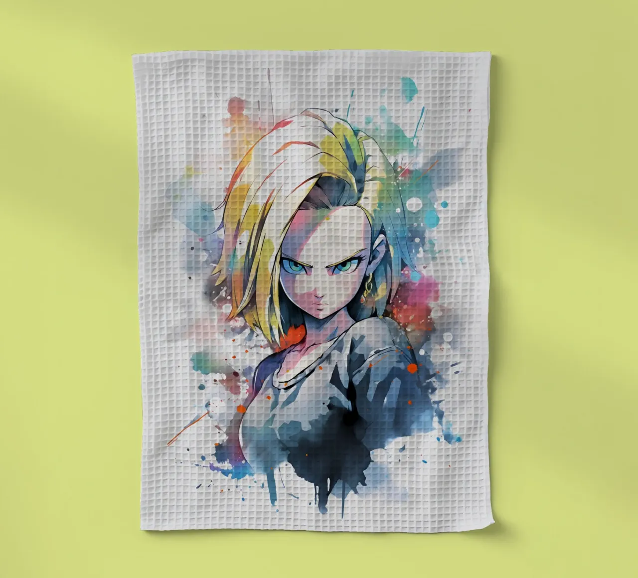 Android 18 canovaccio da cucina da CreativeStudio