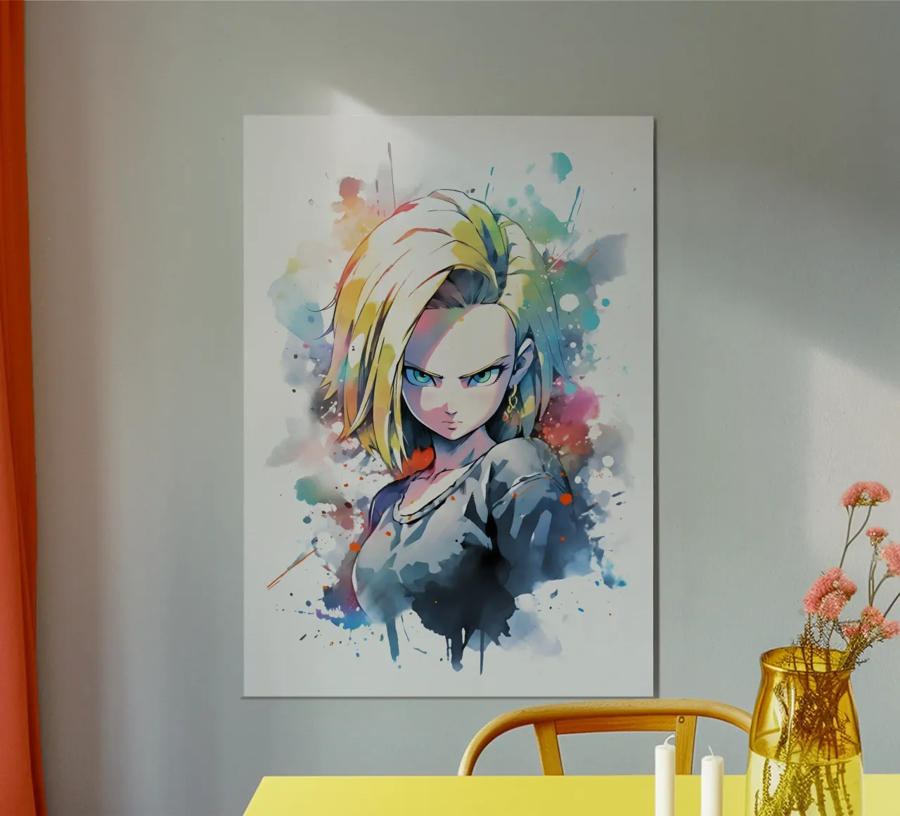 Android 18 alluminio dibond da CreativeStudio