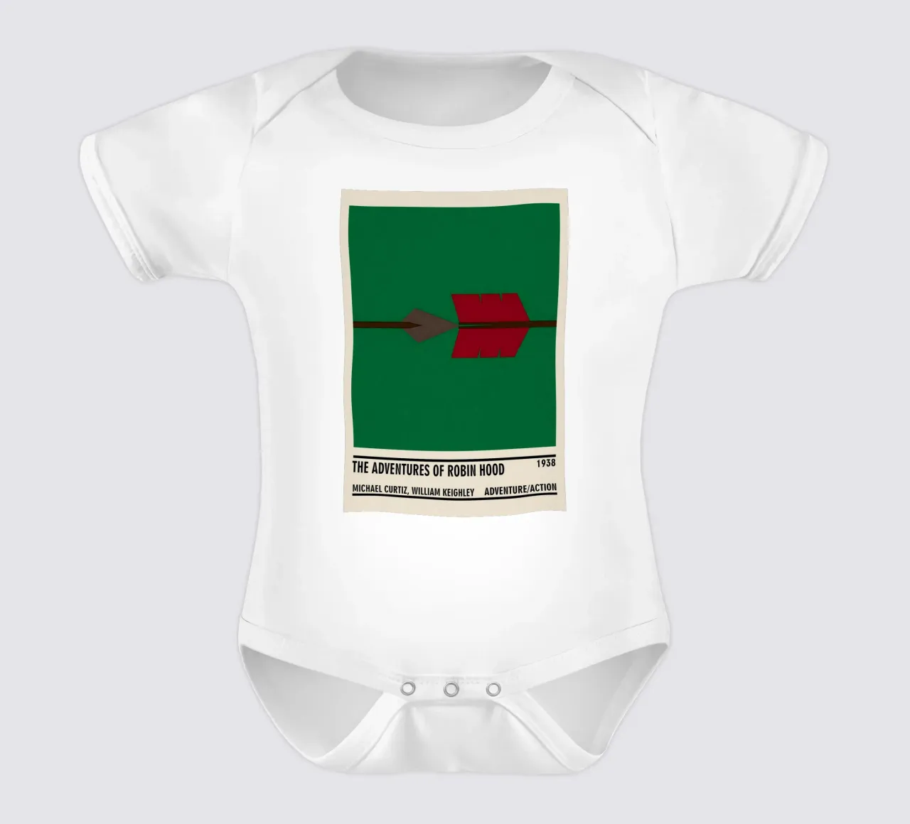 The Adventures of Robin Hood body neonato maniche corte da TheArtstudio