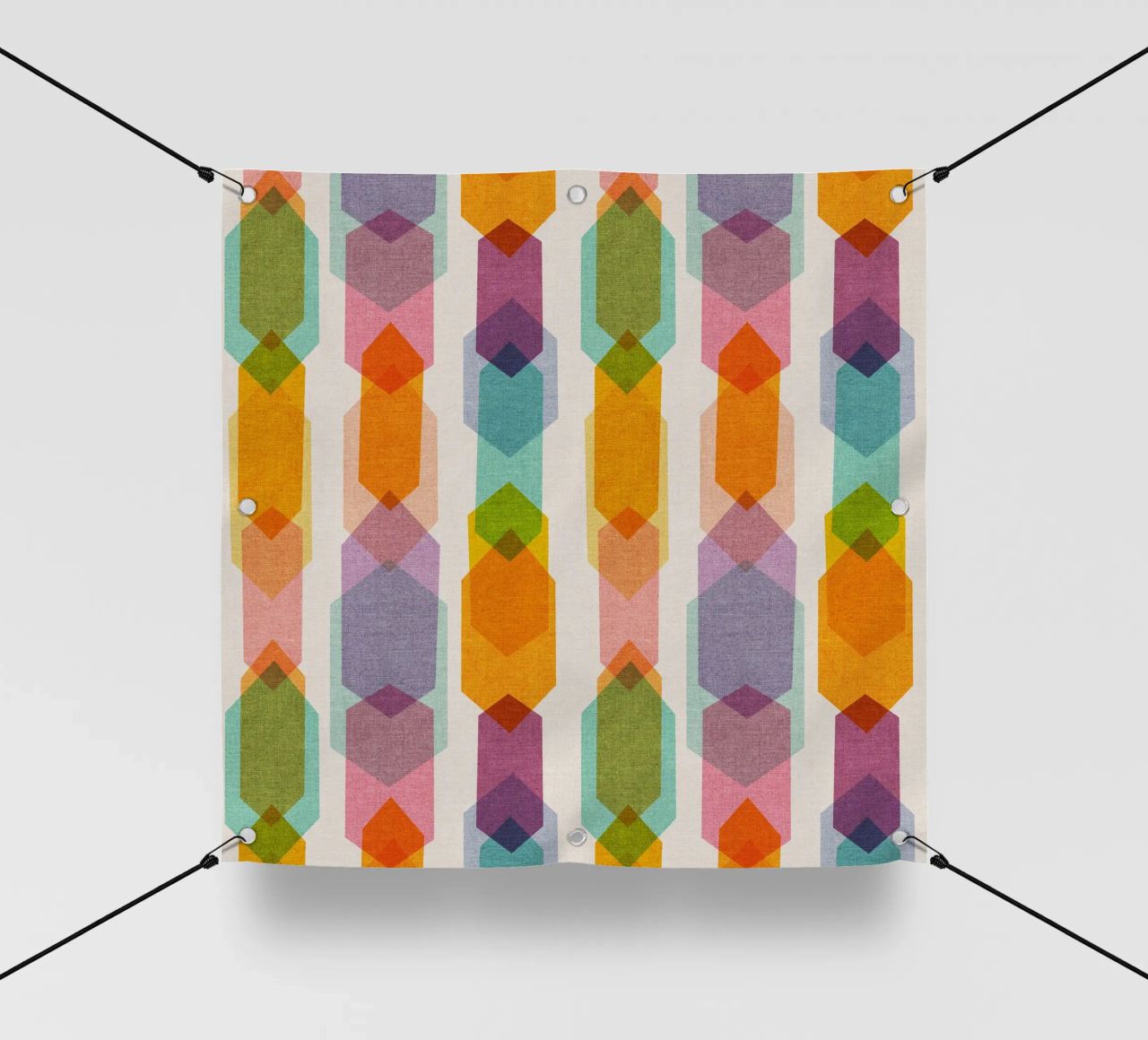 Cecilia Mok - Elements Rainbow Half Drop telo in pvc da The Artcircle