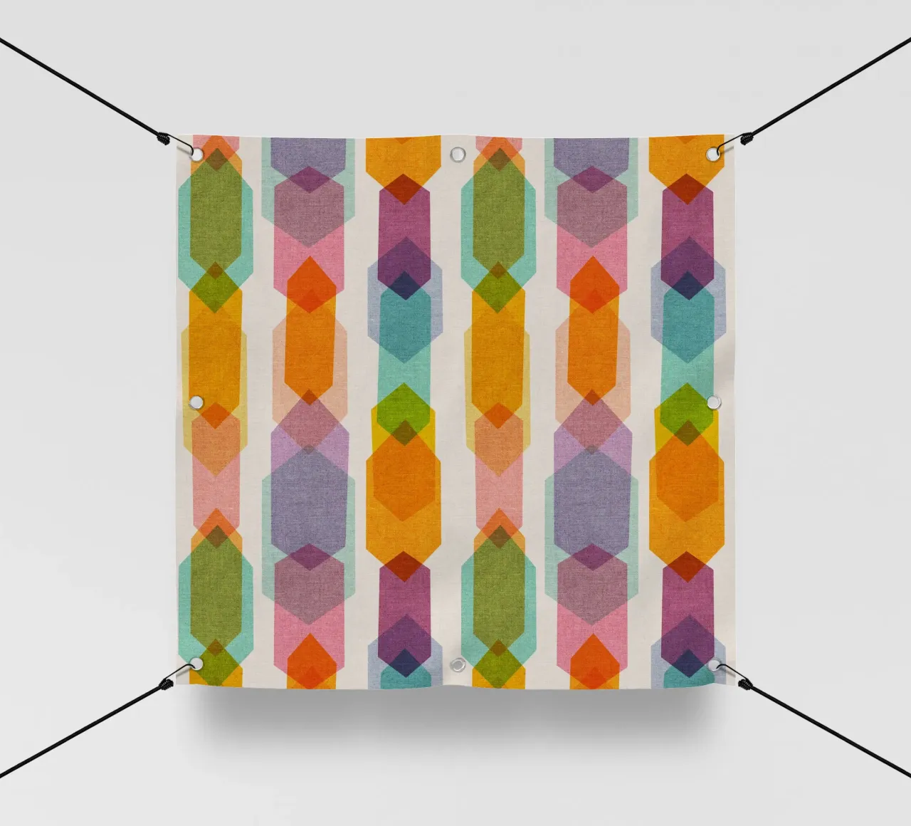 Cecilia Mok - Elements Rainbow Half Drop telo in pvc da The Artcircle