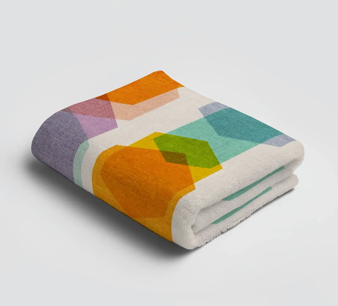 Cecilia Mok - Elementen Regenboog Halve Druppel badhanddoek van The Artcircle