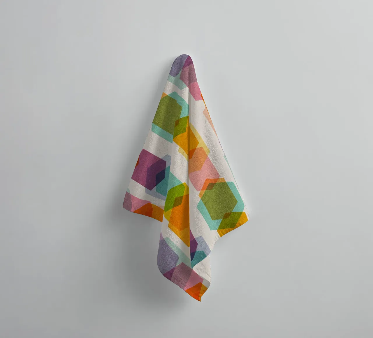 Cecilia Mok - Elementen Regenboog Halve Druppel badhanddoek van The Artcircle