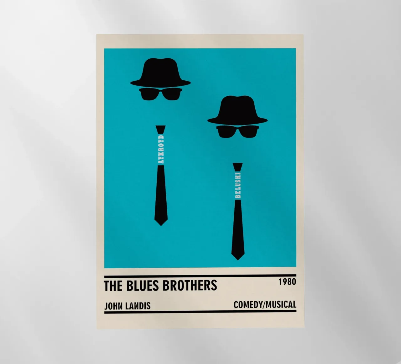 The Blues Brothers backlit film by TheArtstudio