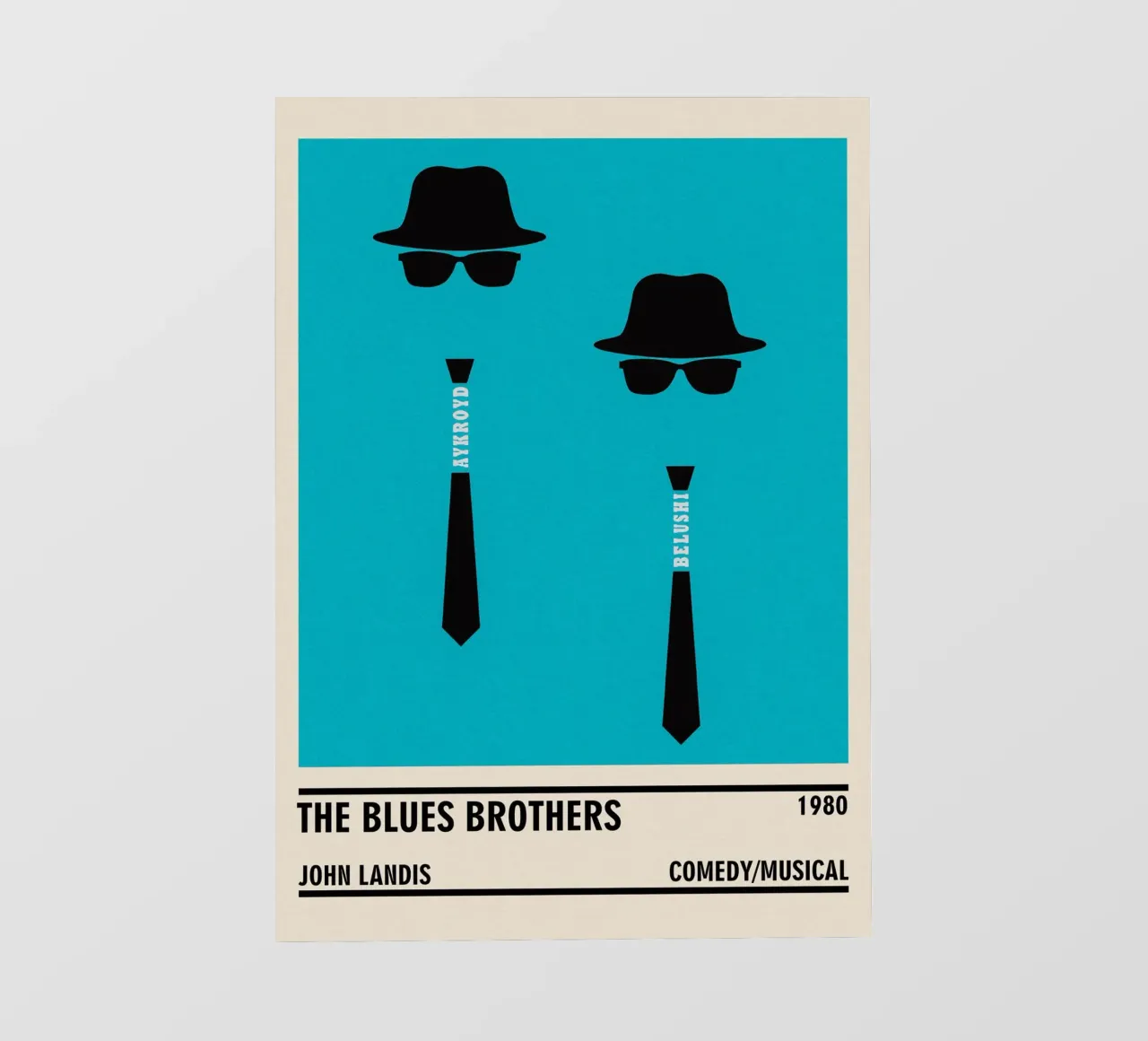 The Blues Brothers backlit film by TheArtstudio