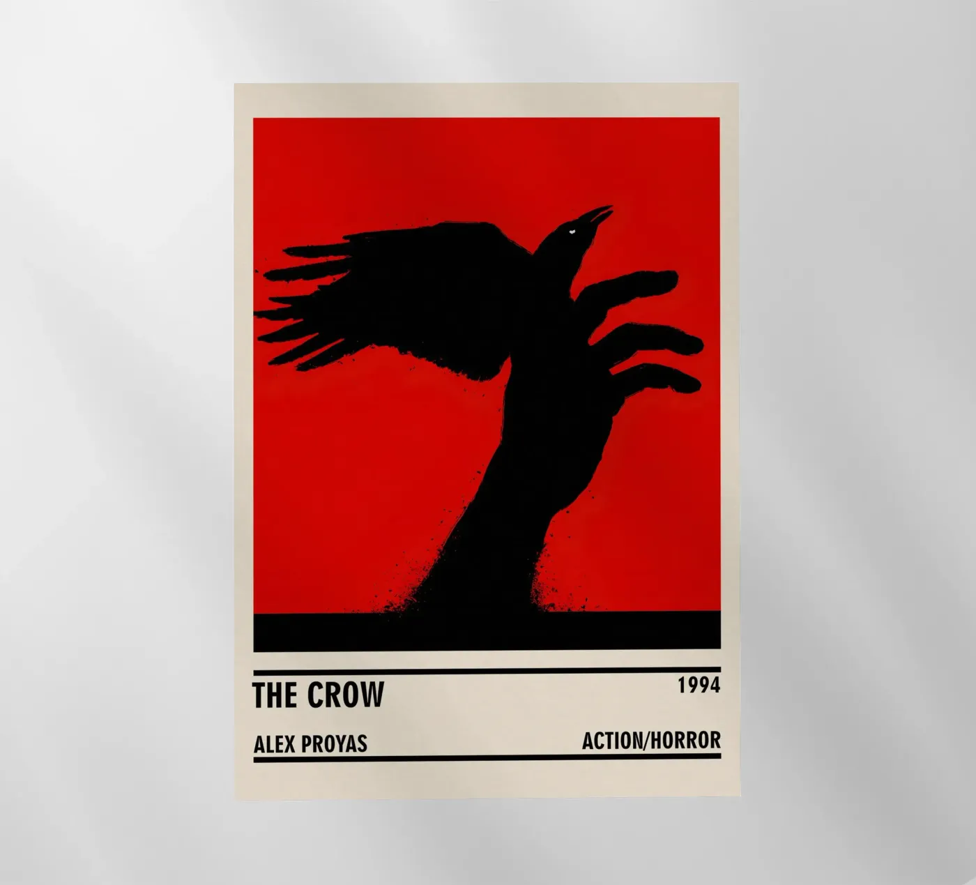 The Crow pellicola backlit da TheArtstudio