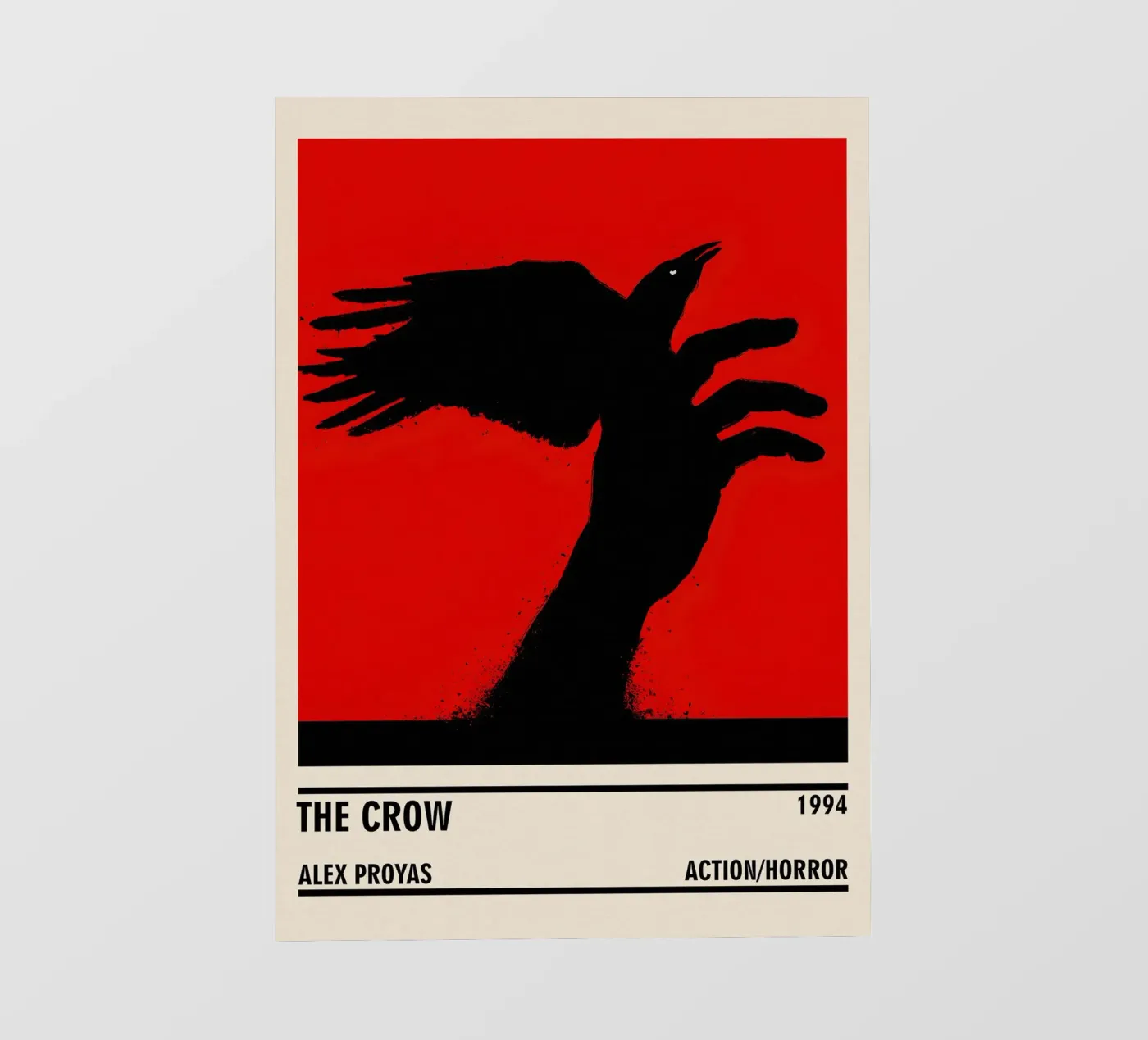 The Crow pellicola backlit da TheArtstudio