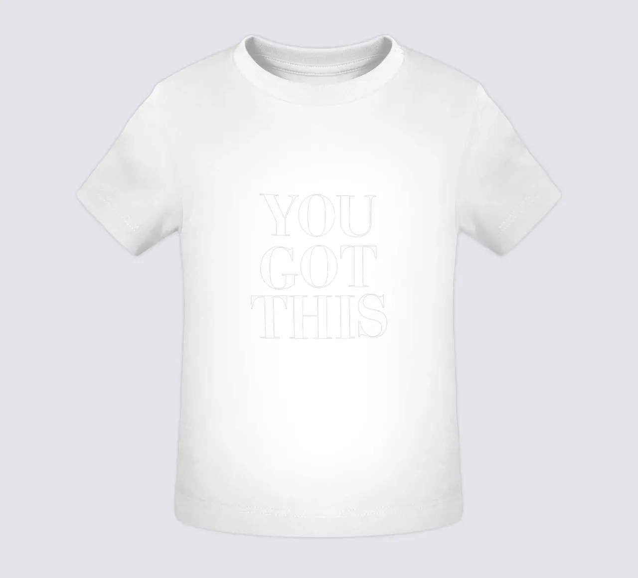Design tipografico You Got This maglietta neonato da THE MOTIVATED TYPE
