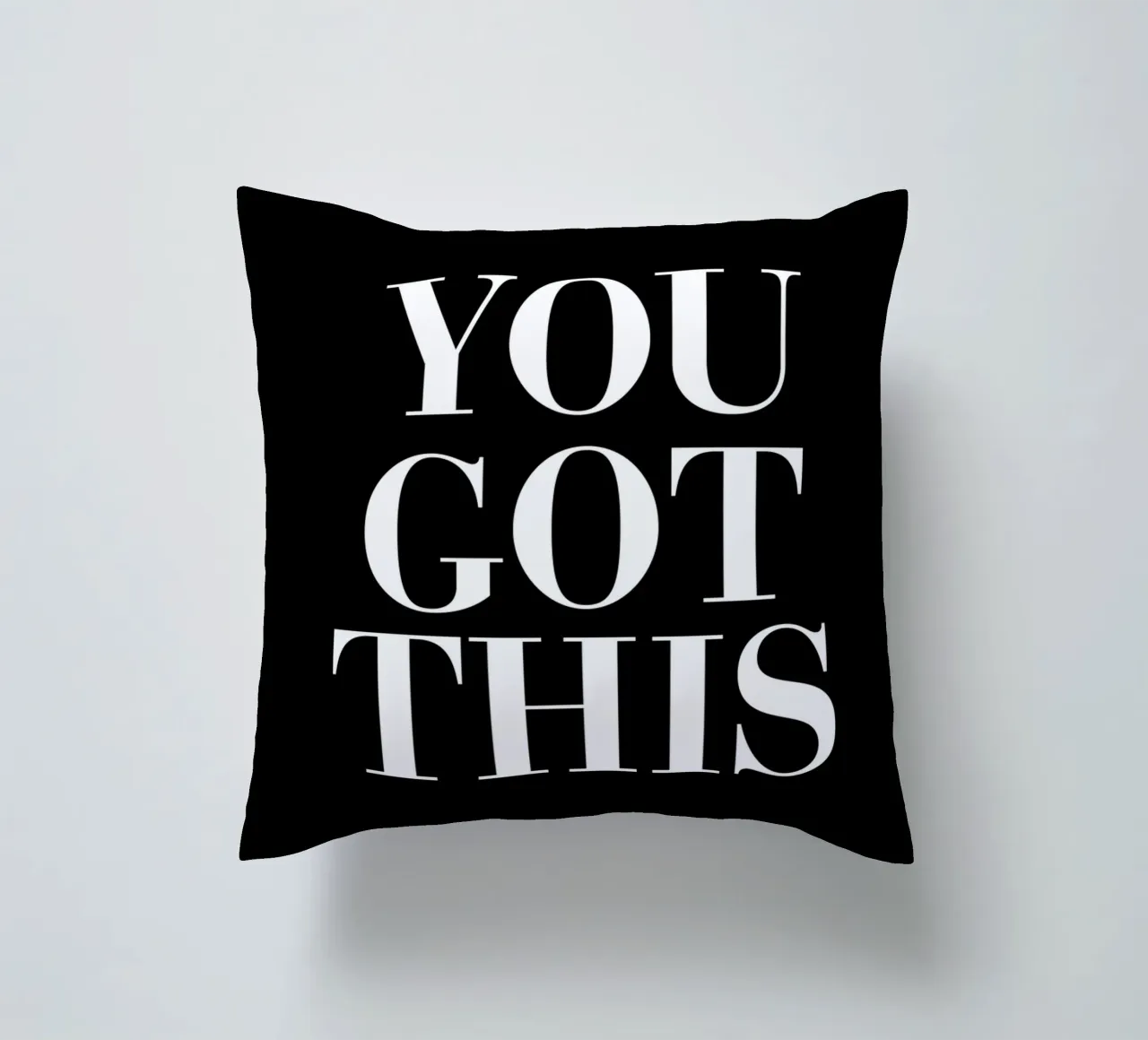 Design tipografico You Got This cuscino da THE MOTIVATED TYPE
