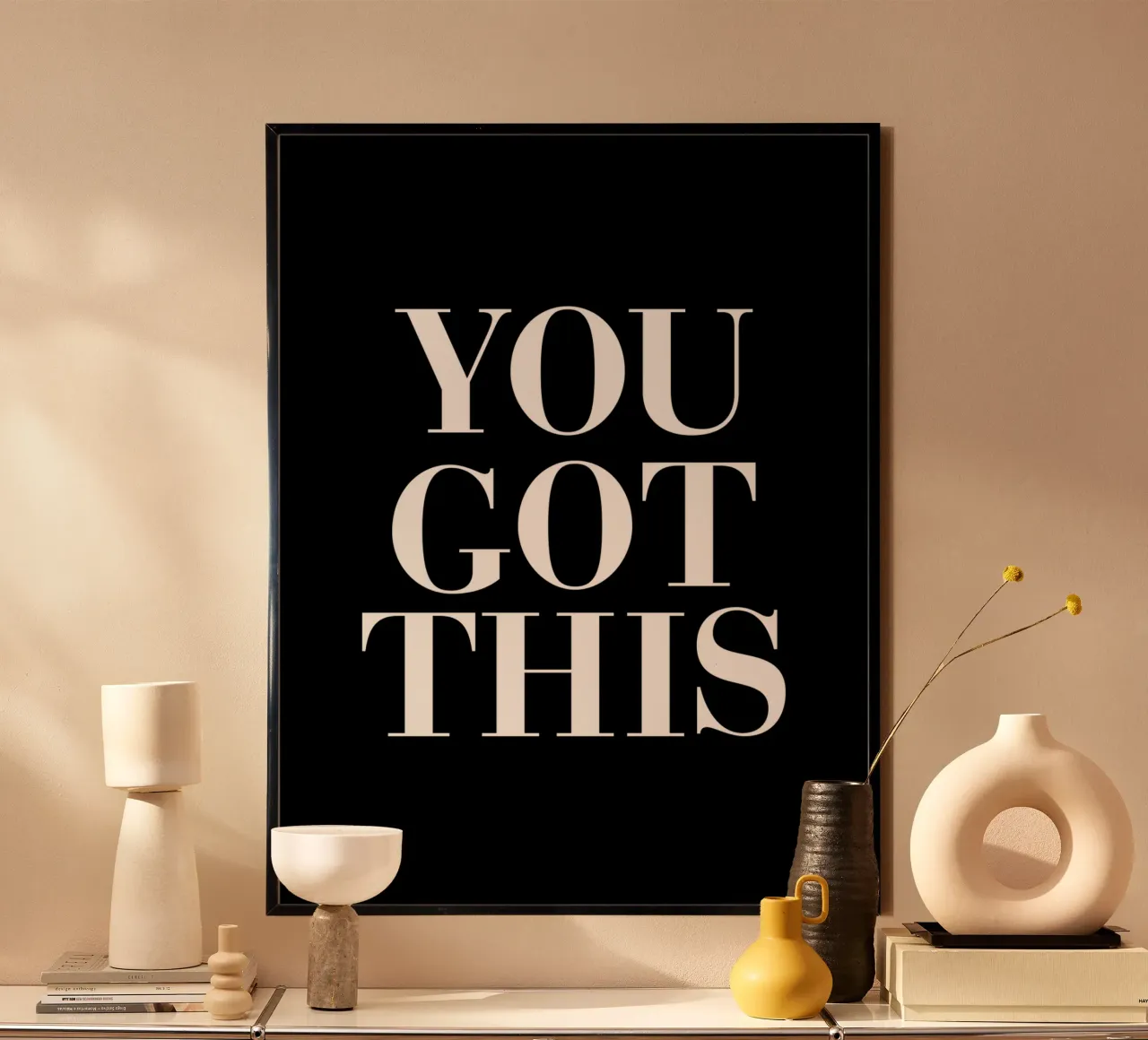 Design tipografico You Got This carta hahnemühle da THE MOTIVATED TYPE