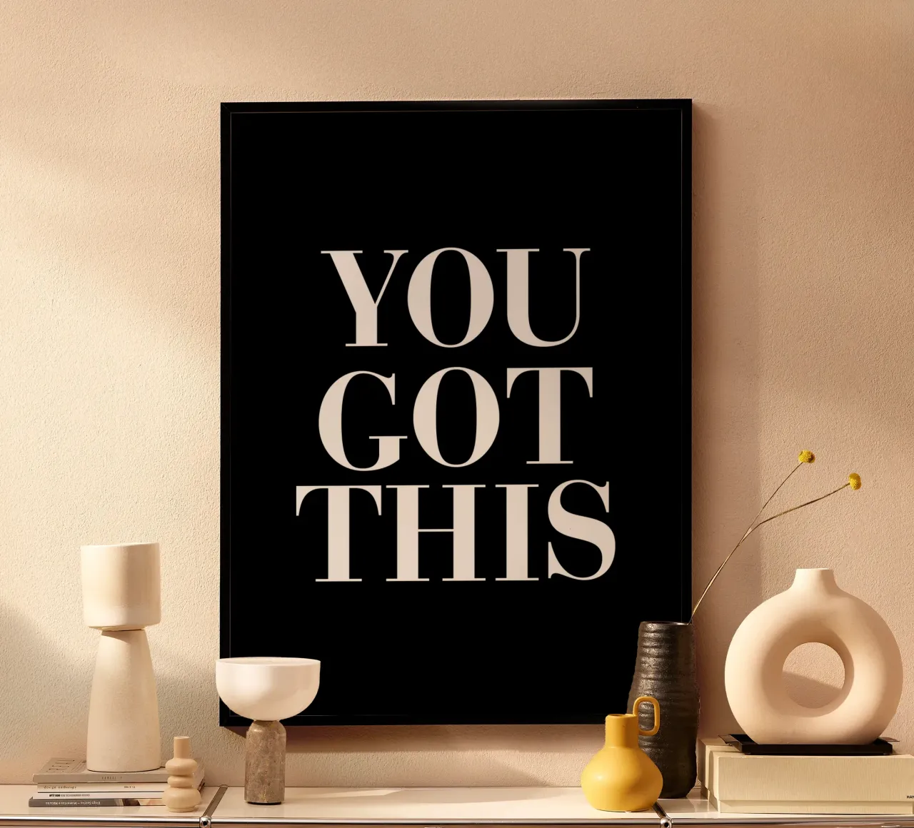 Design tipografico You Got This carta hahnemühle da THE MOTIVATED TYPE