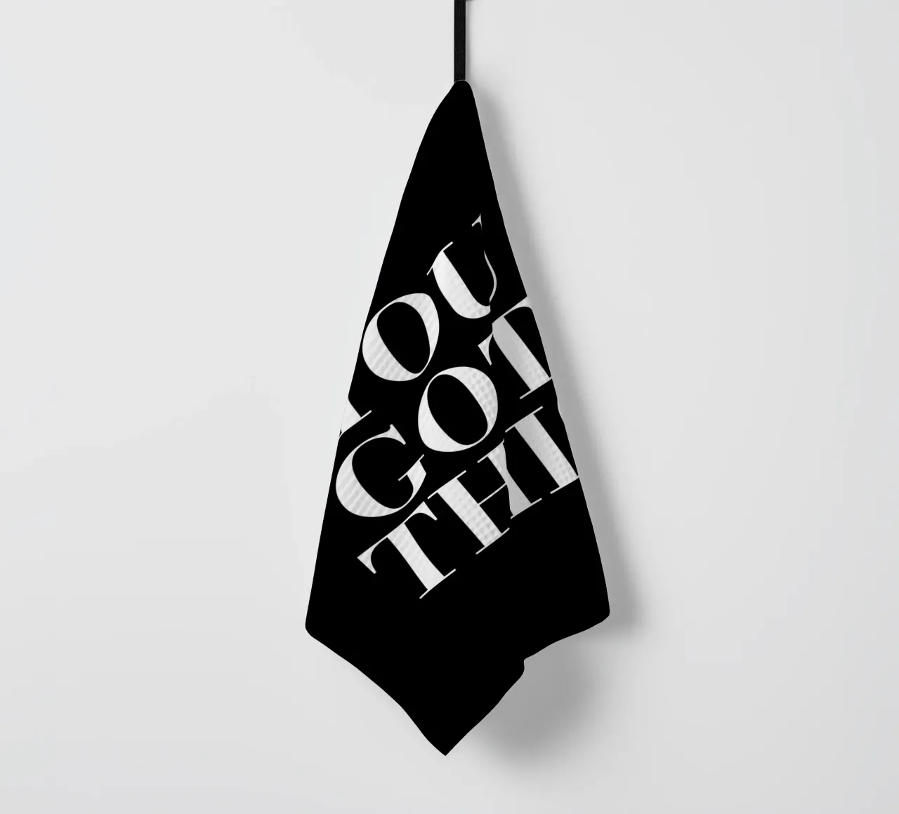 Design tipografico You Got This canovaccio da cucina da THE MOTIVATED TYPE