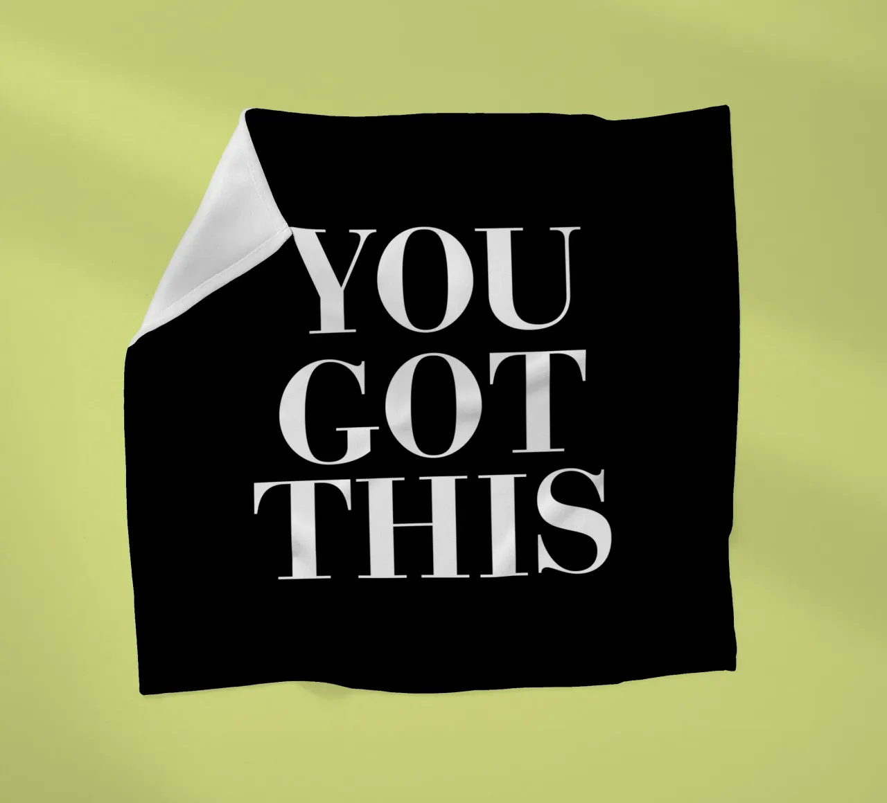 Design tipografico You Got This coperta in pile da THE MOTIVATED TYPE