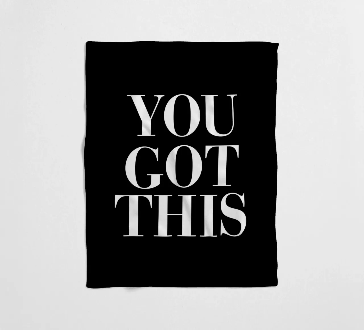 Design tipografico You Got This coperta in pile da THE MOTIVATED TYPE