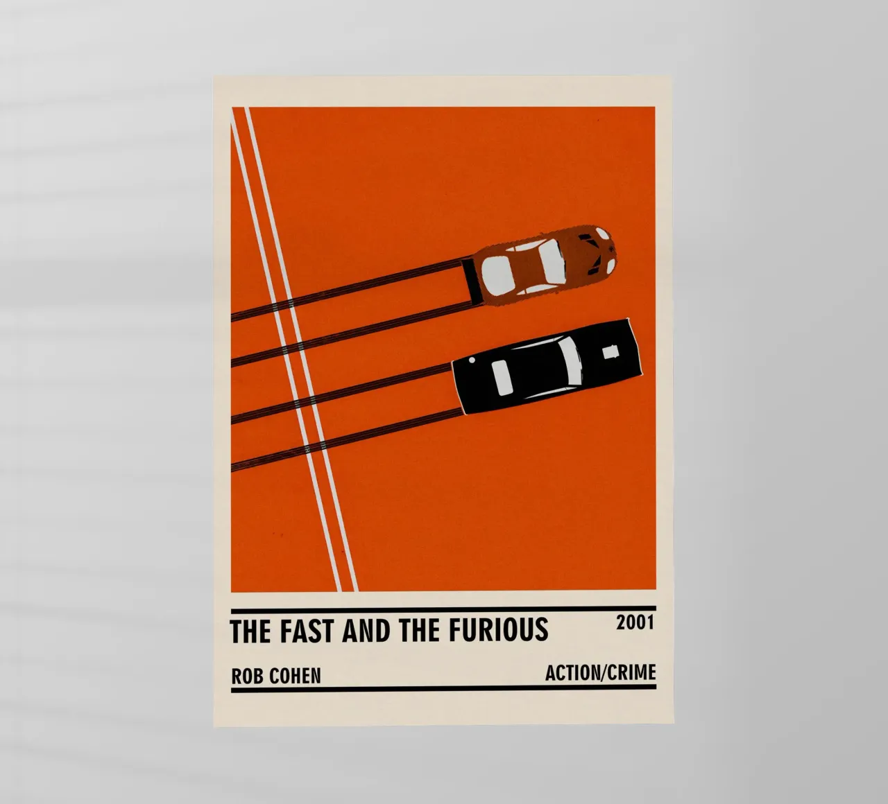 The Fast and the Furious pellicola backlit da TheArtstudio