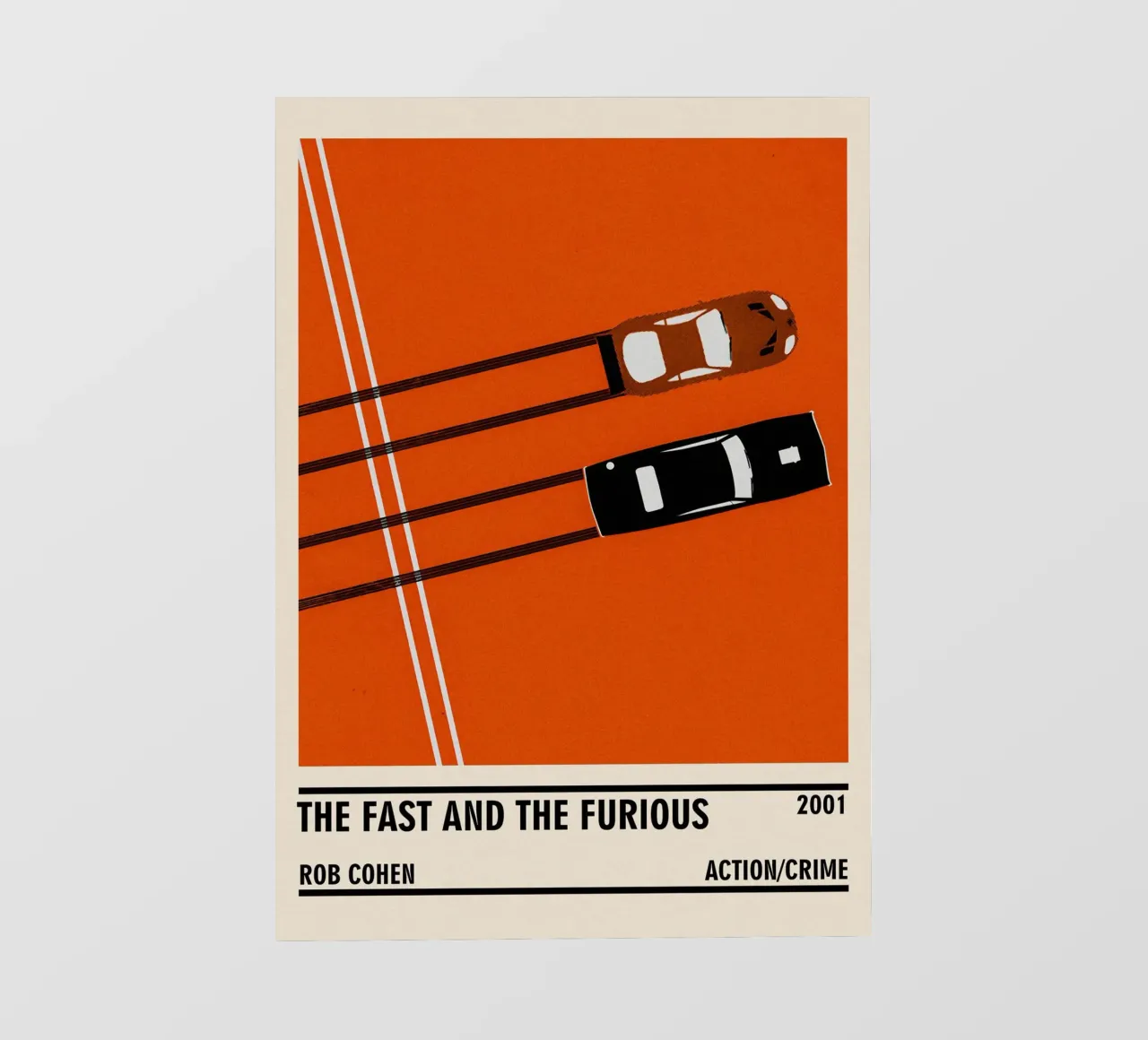 The Fast and the Furious pellicola backlit da TheArtstudio