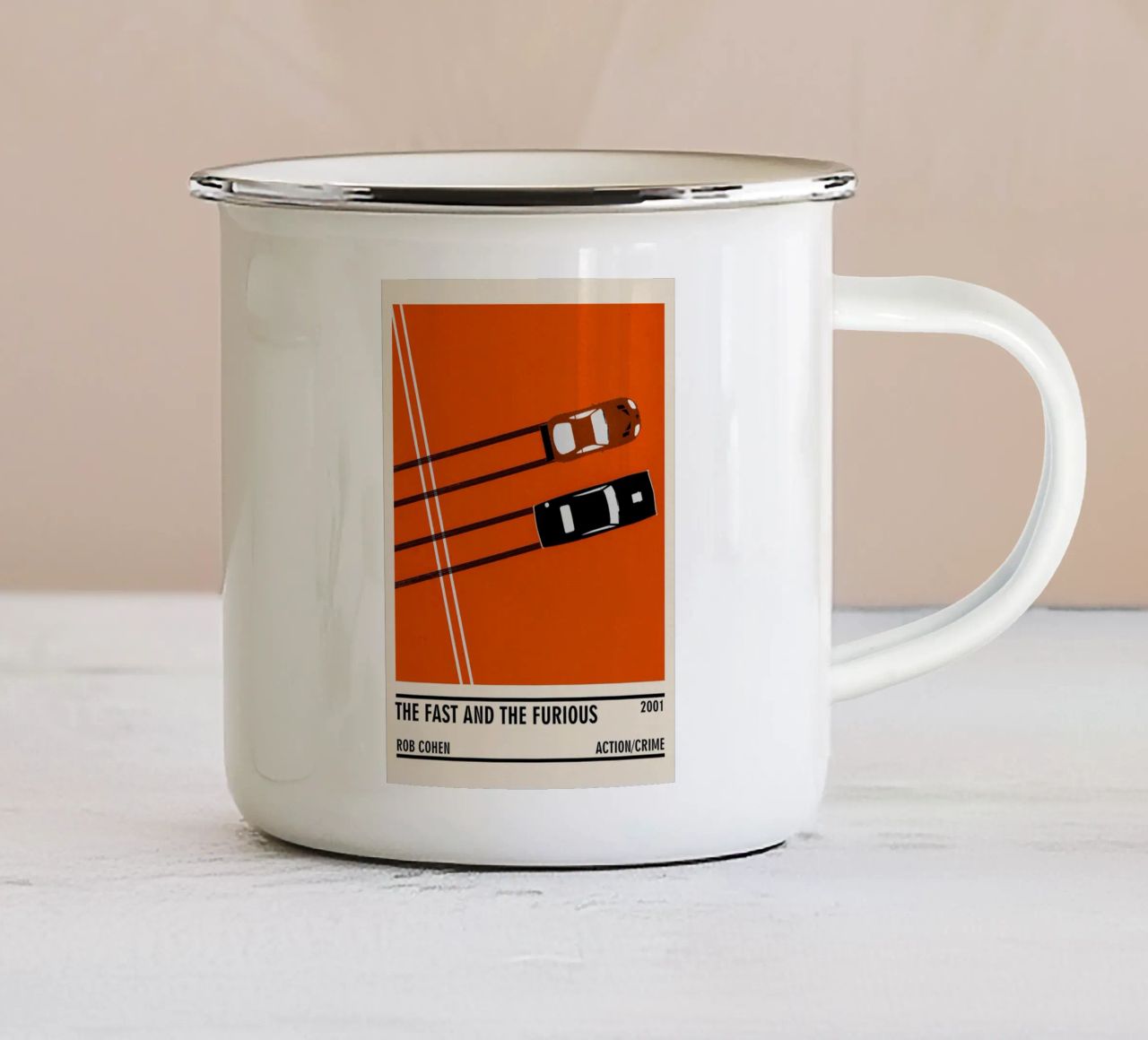 The Fast and the Furious tazza in smalto da TheArtstudio