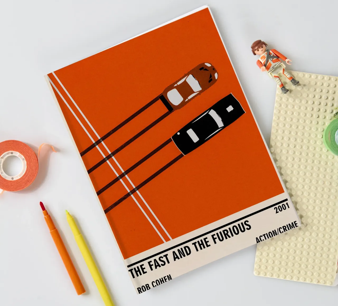The Fast and the Furious notebook by TheArtstudio