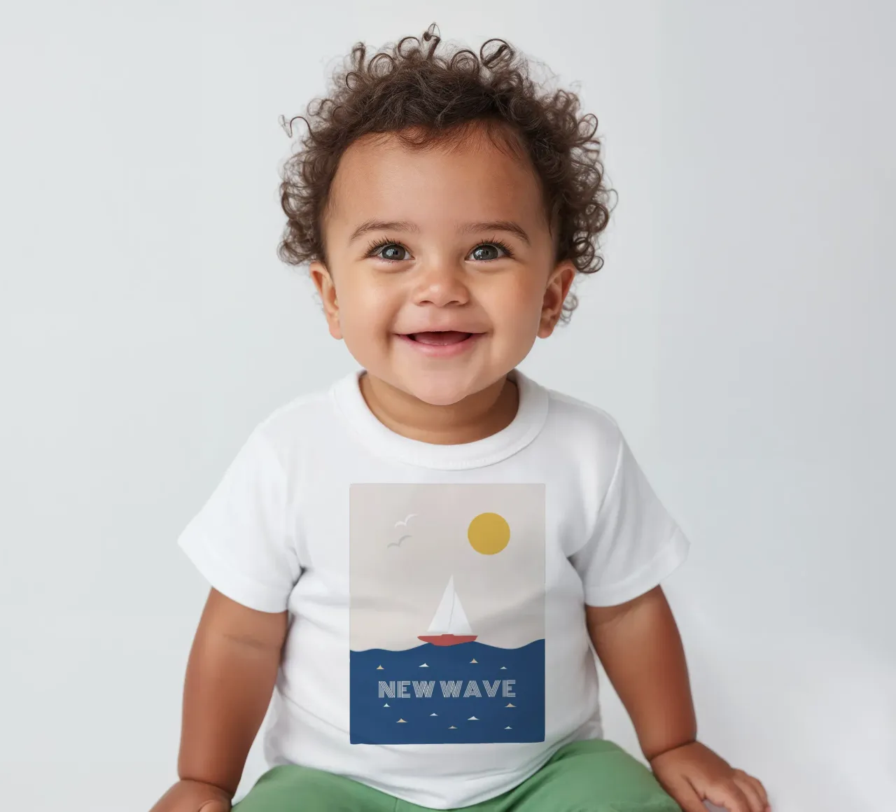 NEW WAVE maglietta neonato da natural neutral