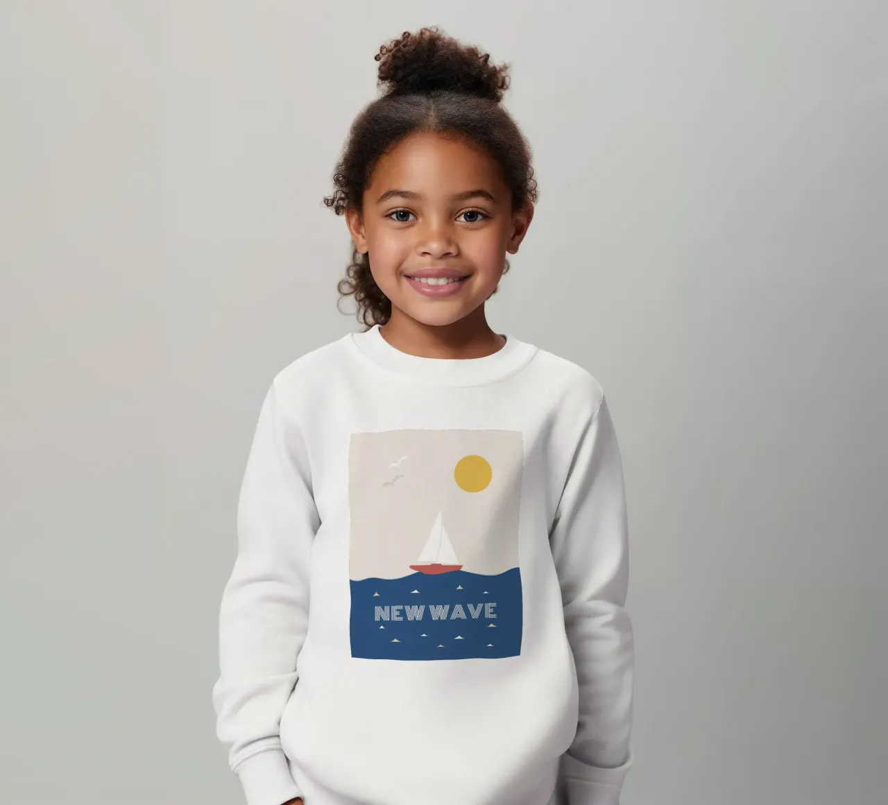 NEW WAVE felpa bambino da natural neutral