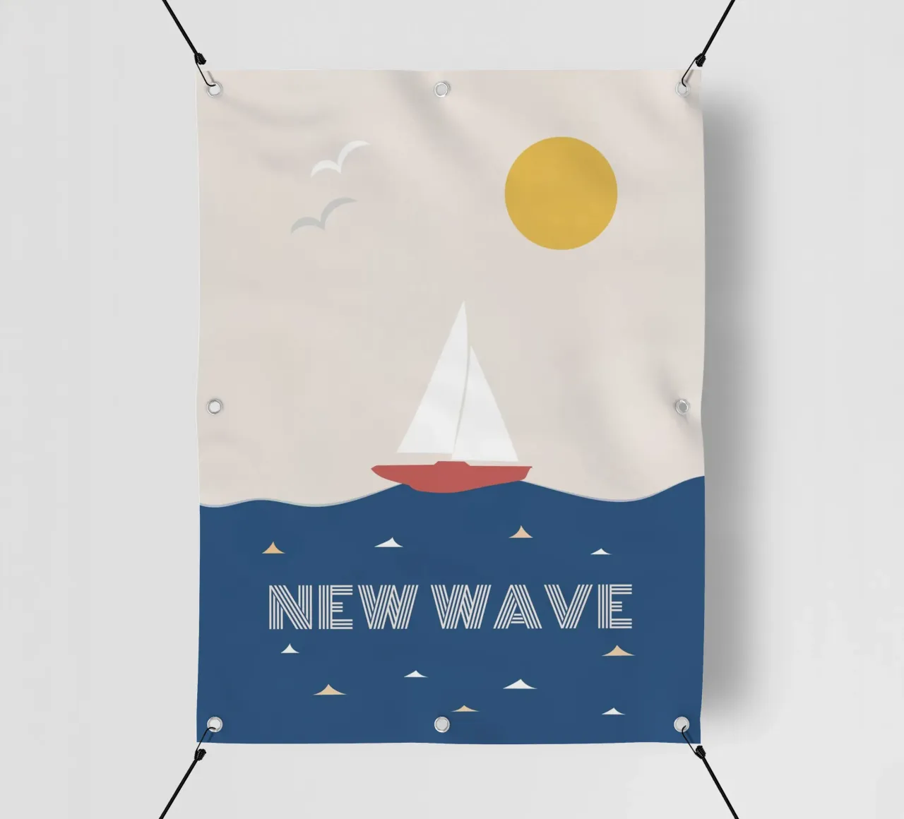 NEW WAVE telo in pvc da natural neutral