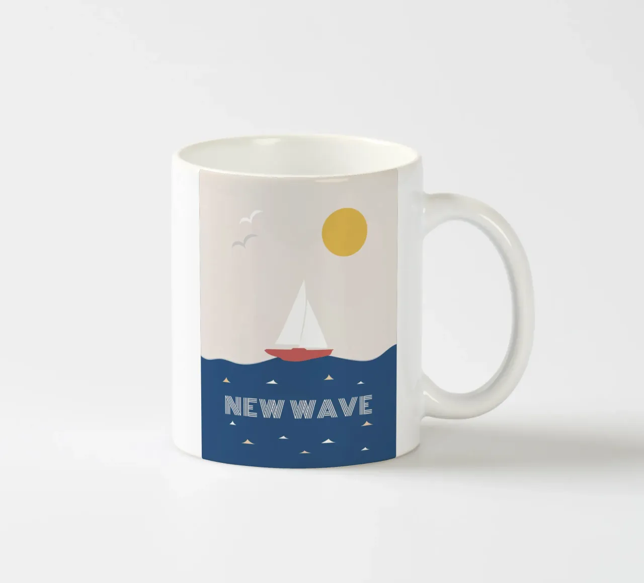 NEW WAVE tazza in ceramica da natural neutral