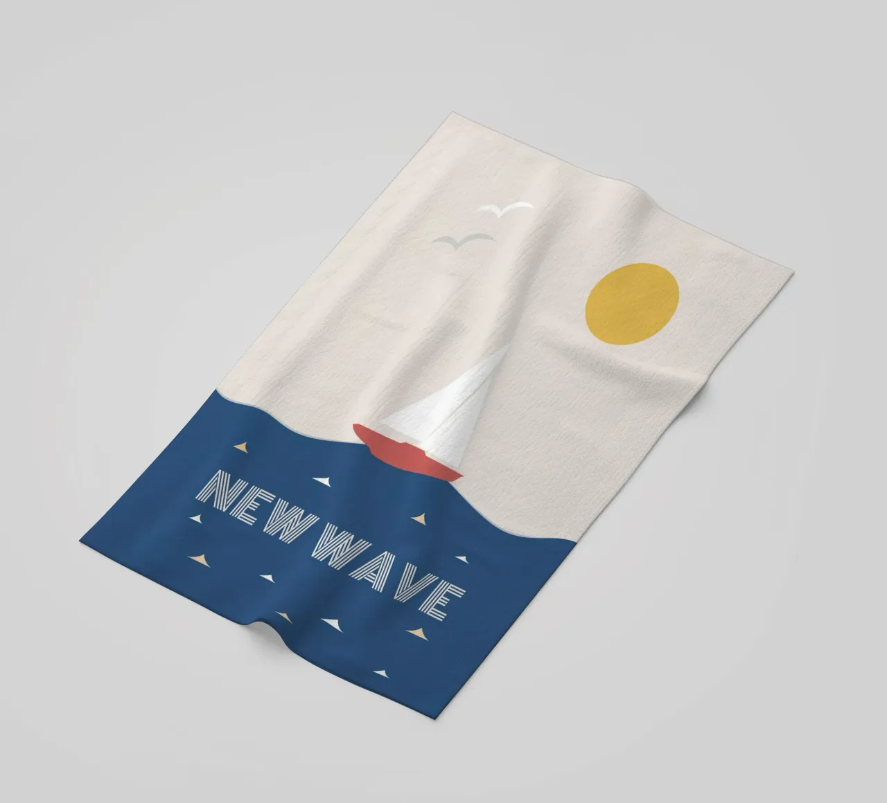 NEW WAVE telo mare da natural neutral