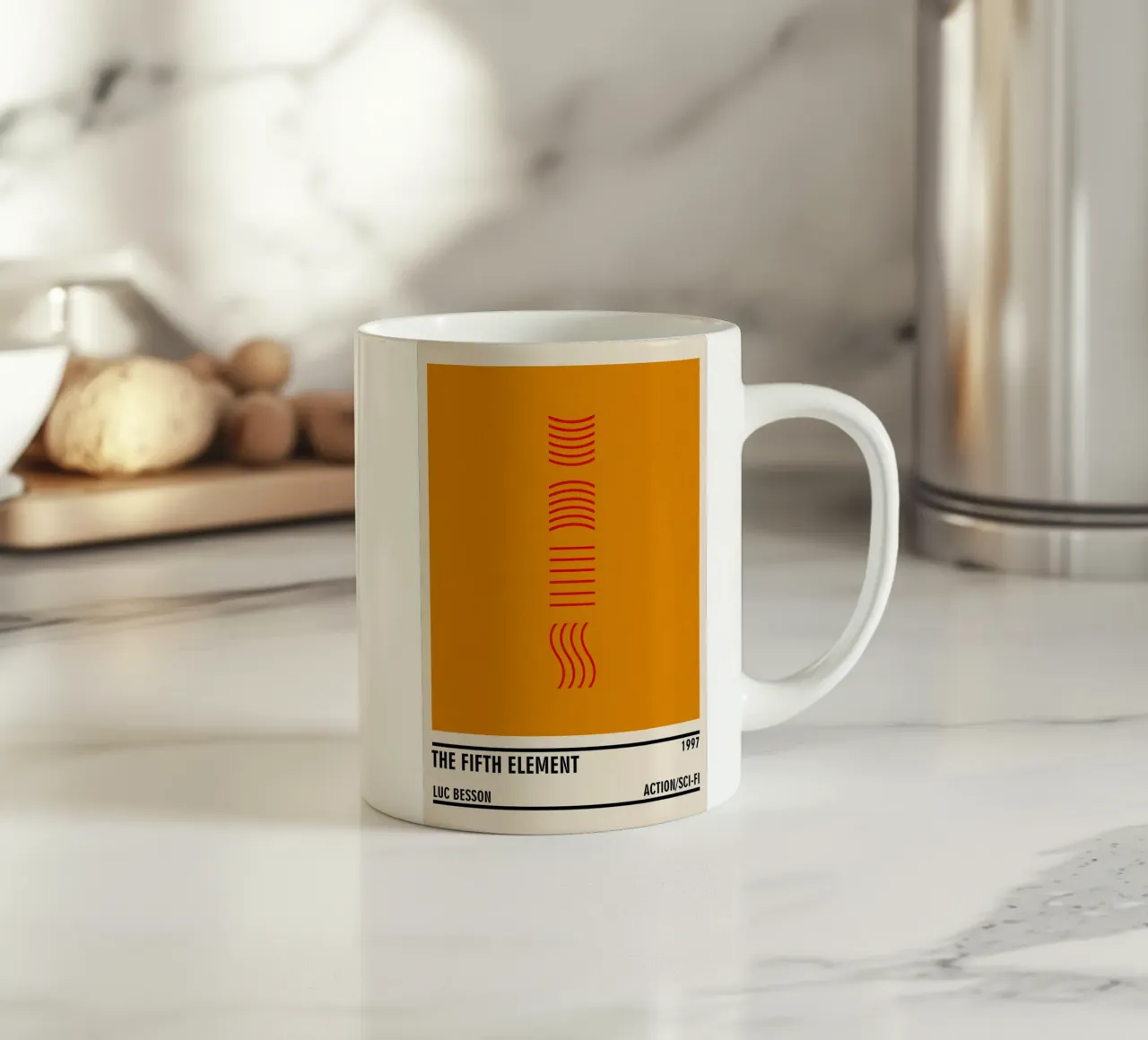 The Fifth Element tazza in ceramica da TheArtstudio