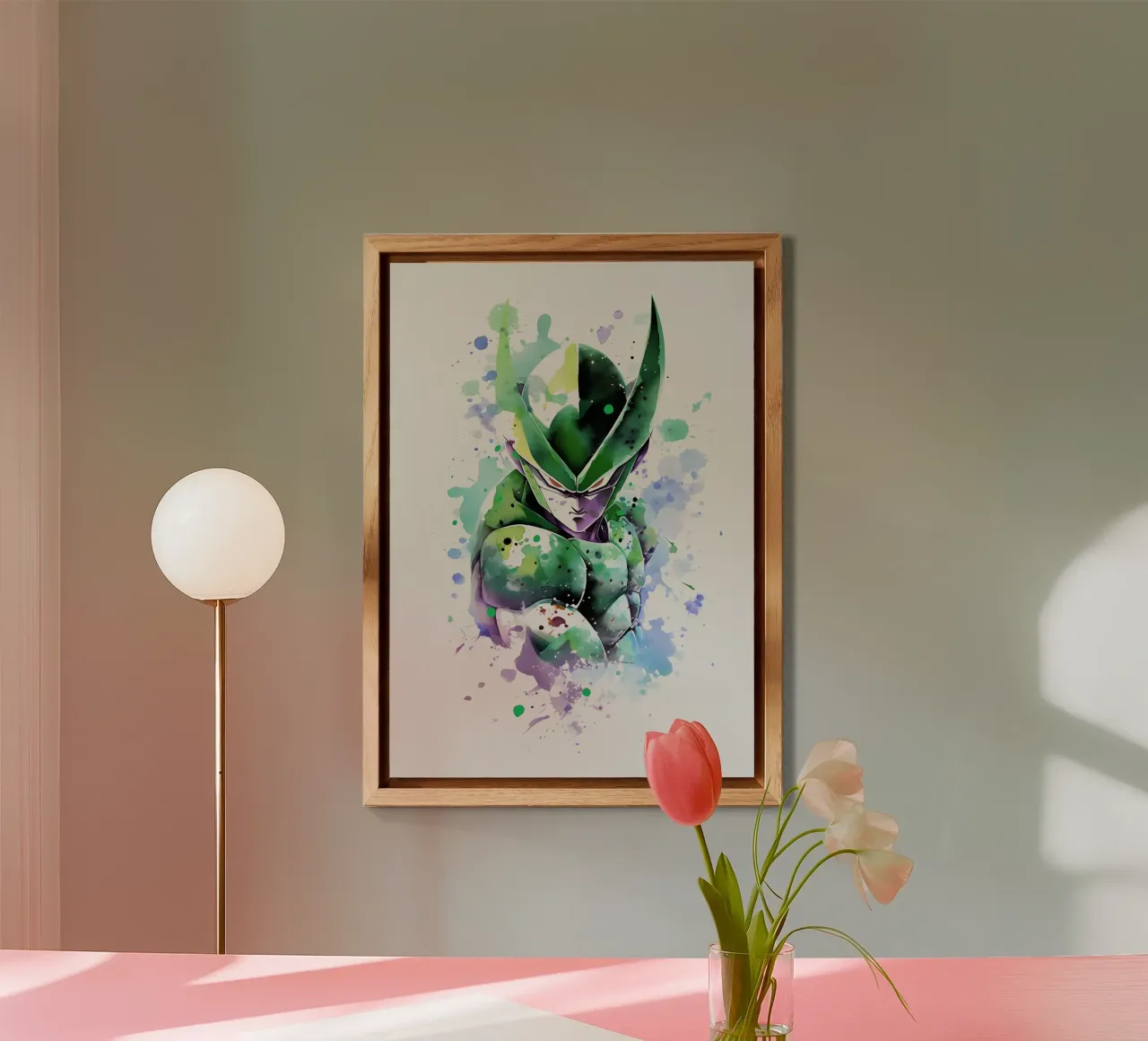 Cell Watercolor alluminio dibond da CreativeStudio