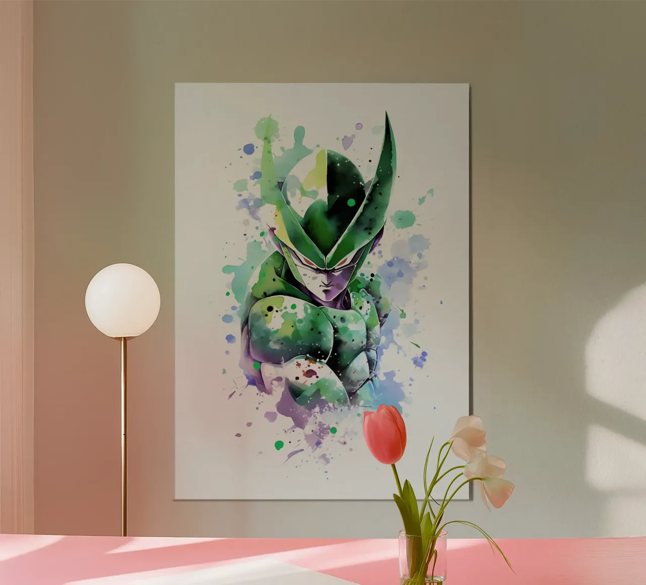 Cell Watercolor alluminio dibond da CreativeStudio