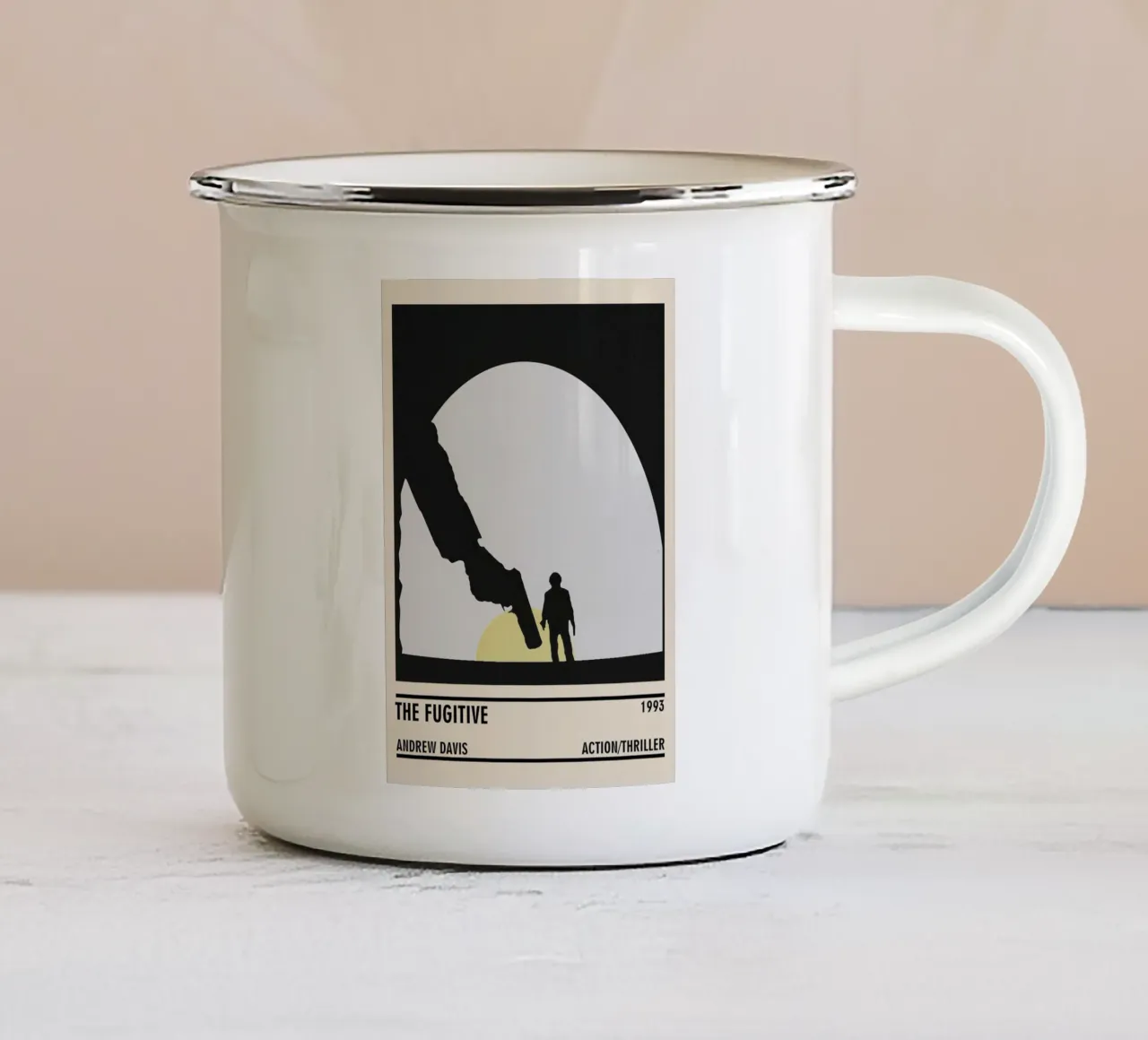 The Fugitive tazza in smalto da TheArtstudio