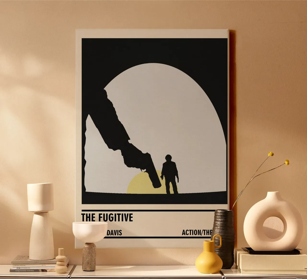 The Fugitive tela con Cornice a cassetta da TheArtstudio