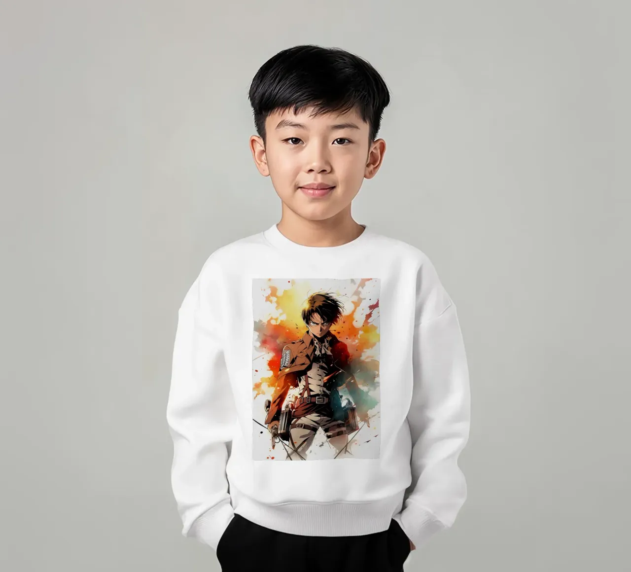 Eren Yeager Kinder Sweatshirt von CreativeStudio
